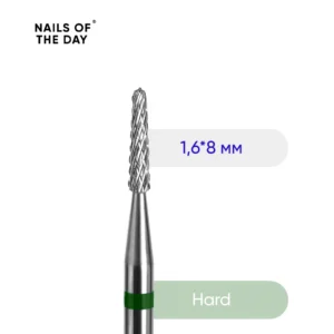 Carbide burr 1.6 mm*8 mm, green